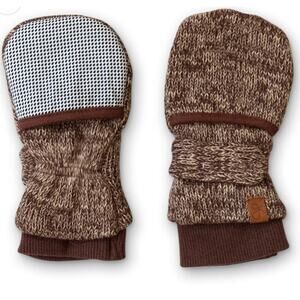 Goumi Stay On Baby Mitts - Bark Knit NWT 18-24 months